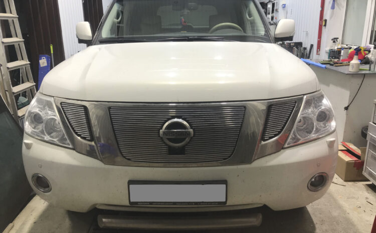  Замена лобового стекла на Nissan Patrol